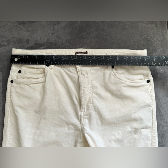 J. McLaughlin women’s size 8 textured cotton light cream pants slacks ex cond - Picture 9 of 10